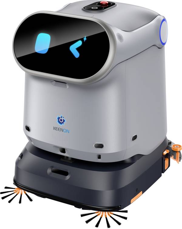 KEENON KLEENBOT C40 Reinigungsroboter Grau, Schwarz mit Wischfunktion