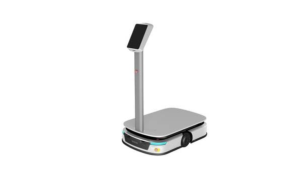 KEENON S300 Transportroboter Silber App gesteuert, inkl. Ladegerät, Sprachgesteuert