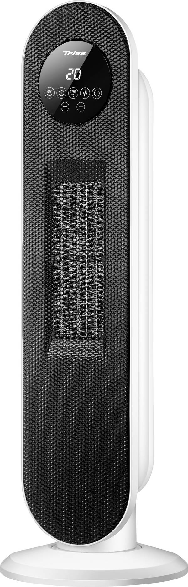 Trisa  Standventilator  2000 W   mit Fernbedienung, LED-Display, Oszillierend, mit Heizfunktion, Timer, Überhitzungsschutz