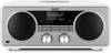 TechniSat DIGITRADIO 602, weiß/silber Internet CD-Radio DAB+, FM AUX, Bluetooth®, CD, DAB+, Internetradio, MP3, UKW, USB, WLAN Inkl. Fernbedienung, kabelloses Laden, Qi-Akku-Ladefunktion, Spotify, Weckfunktion Silber, Weiß