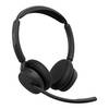 Jabra Evolve3 45 Stereo, LINK 390c, MS On Ear Headset Bluetooth®, Kabellos Schwarz