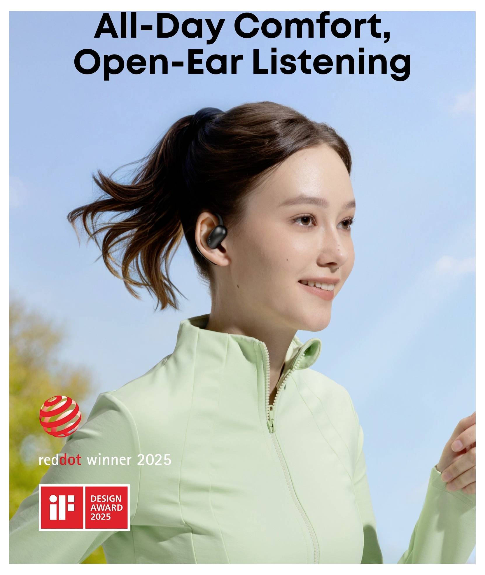 Anker Soundcore AeroFit 2 On Ear Kopfhörer Bluetooth® Stereo Schwarz Ladecase-1