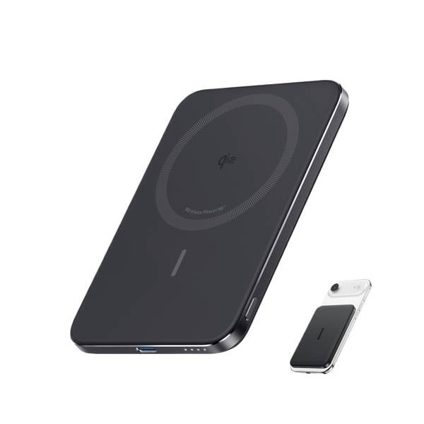 Anker Nano Powerbank 5000 mAh Qi 2   Schwarz
