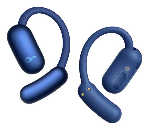 Anker Soundcore AeroFit 2  On Ear Kopfhörer Bluetooth® Stereo Blau  Ladecase