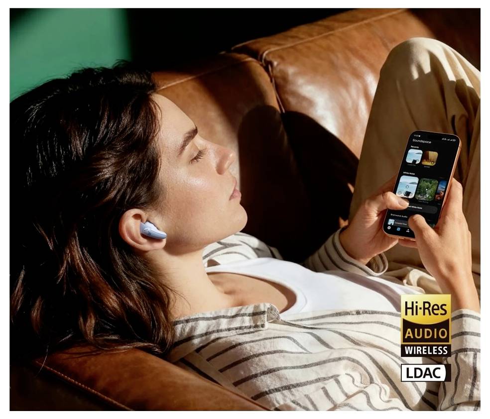 Anker Soundcore Liberty Buds In Ear Kopfhörer Bluetooth® Stereo Blau Wasserabweisend, Ladecase-1