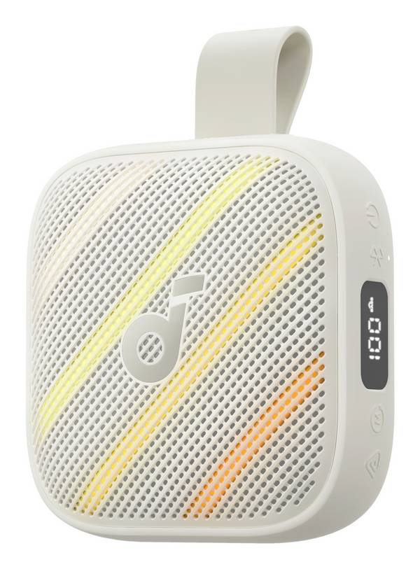 Anker Soundcore Boom Go 3i Bluetooth® Lautsprecher Outdoor, Powerbank-Funktion Beige