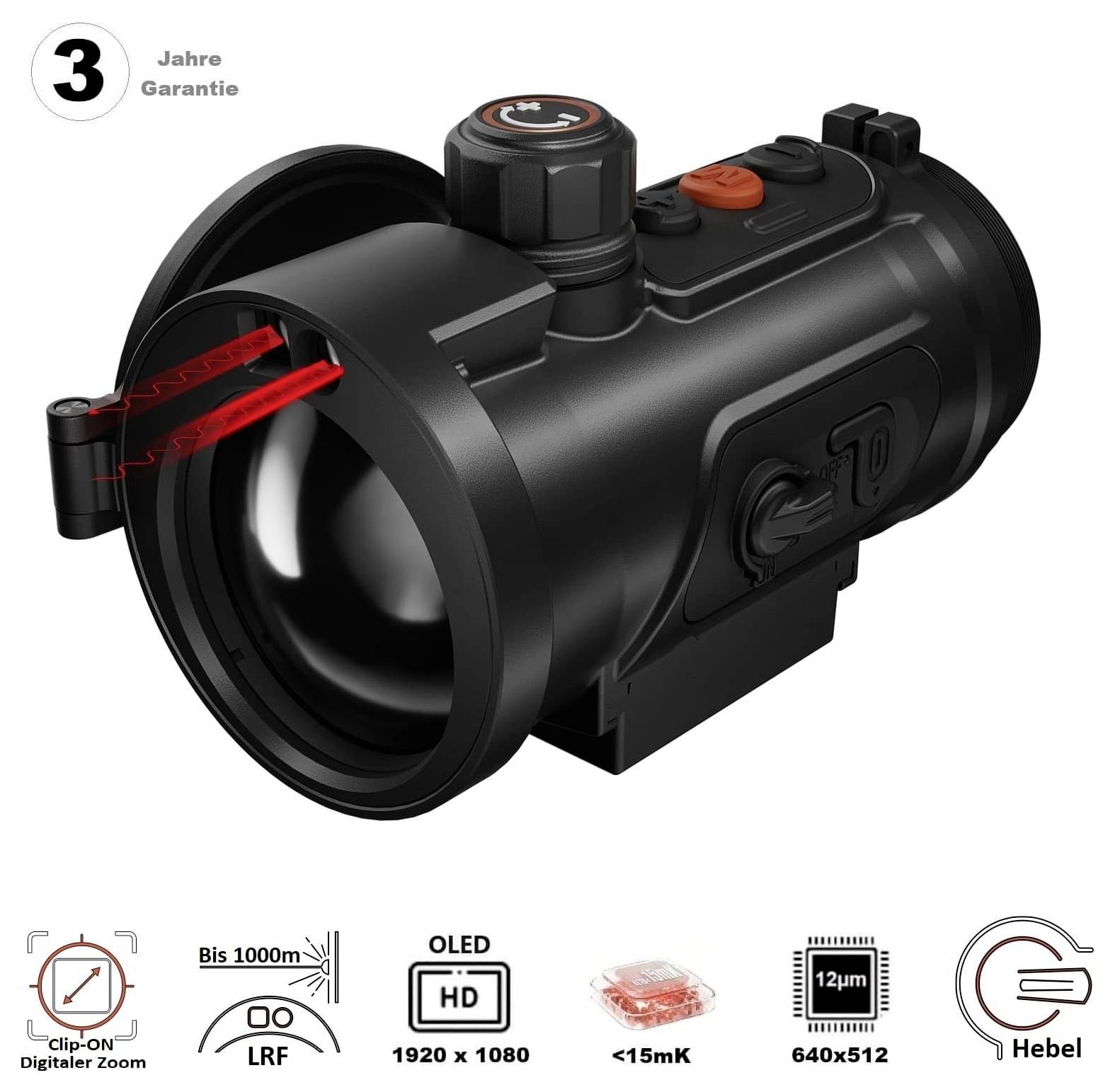 ThermTec Wild 650 L PRO 13.176 Nachtsichtgerät 50 mm-1