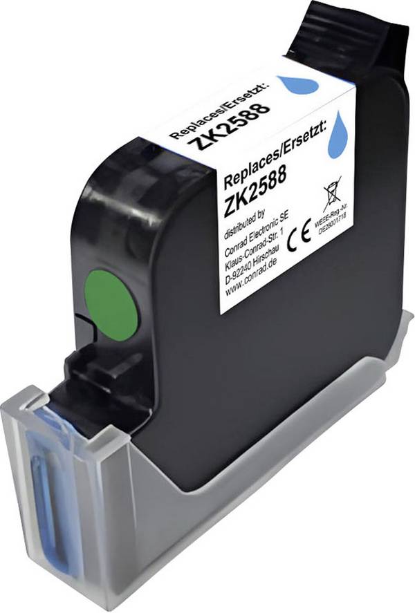Renkforce Druckerpatrone RF-7593190 Kompatibel Solvent ink cartridge ZK2588 Grün