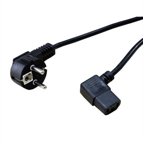STANDARD Netzkabel, abgewinkelte IEC-Buc