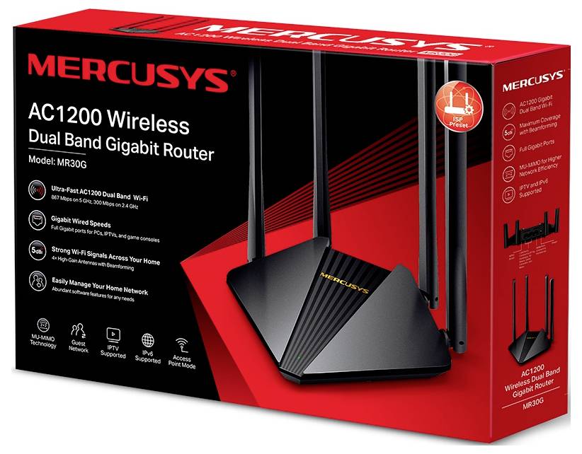 Mercusys MR30G V1 WLAN Router 2.4 GHz, 5 GHz-3