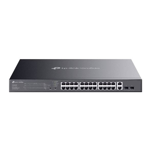TP-LINK ES228GMP Omada ES228GMP V1.6 Managed Netzwerk Switch 24 Port 56 GBit/s PoE-Funktion-0
