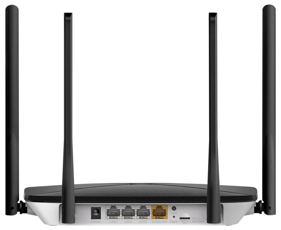 Mercusys MB115-4G V1 WLAN Router mit Modem Integriertes Modem: LTE 2.4 GHz 300 MBit/s-2