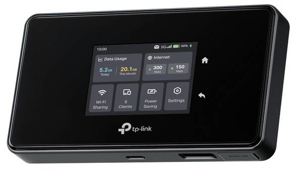 TP-LINK M8550 V1 WLAN Router mit Modem Integriertes Modem: 5G 5 GHz