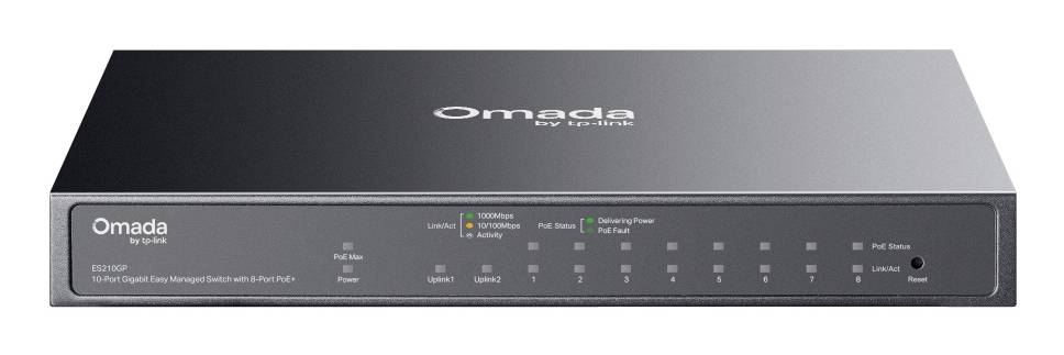 TP-LINK ES210GP ES210GP V1 Managed Netzwerk Switch 8 Port PoE-Funktion-0