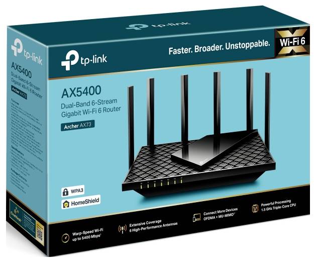 TP-LINK ARCHER AX73 WLAN Router 2.4 GHz, 5 GHz-3