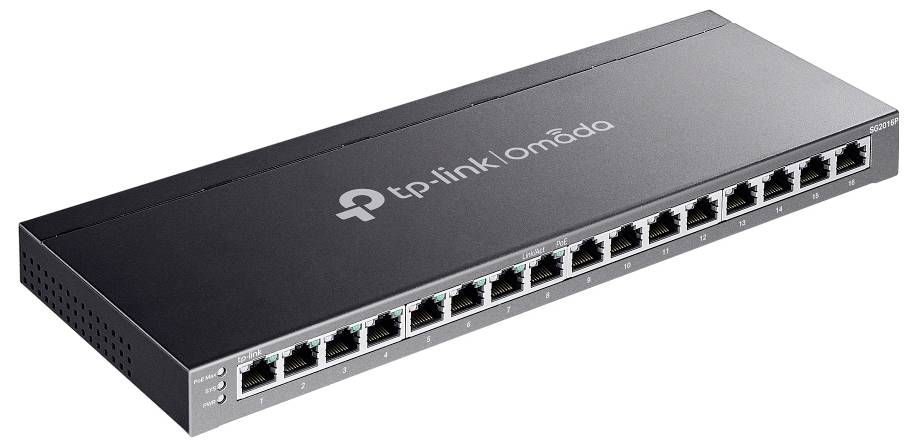 TP-LINK SG2016P JetStream TL-SG2016P V1 Managed Netzwerk Switch 16 Port 32 Gbit/s PoE-Funktion-3