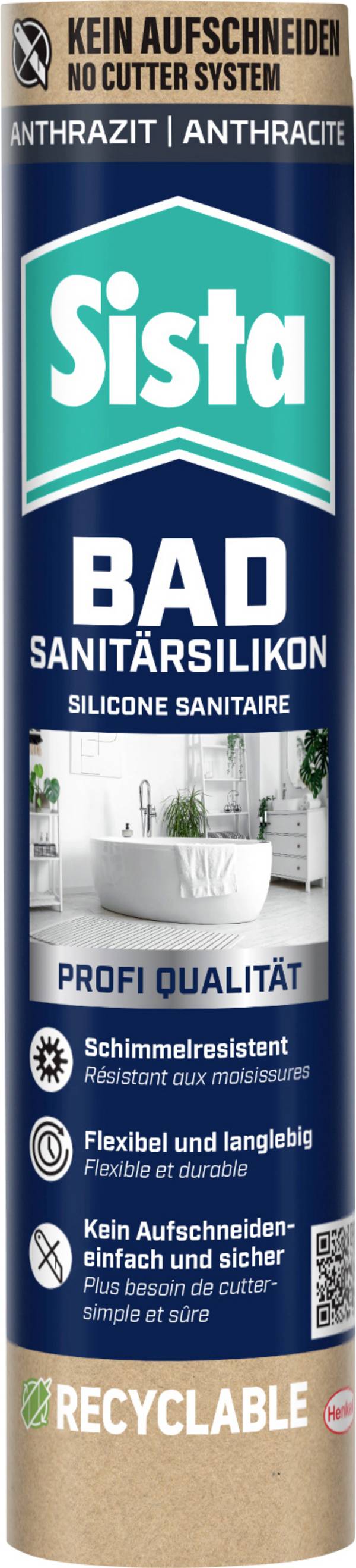 Sista Sealing Silikon Herstellerfarbe Anthrazit SRUAN 1 St.