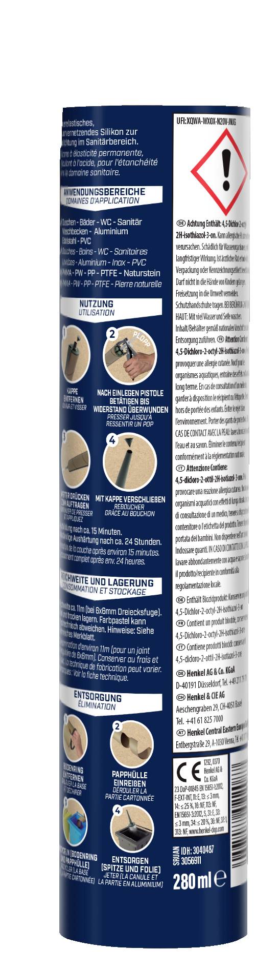 Sista Sealing Silikon Herstellerfarbe Anthrazit SRUAN 1 St.-1