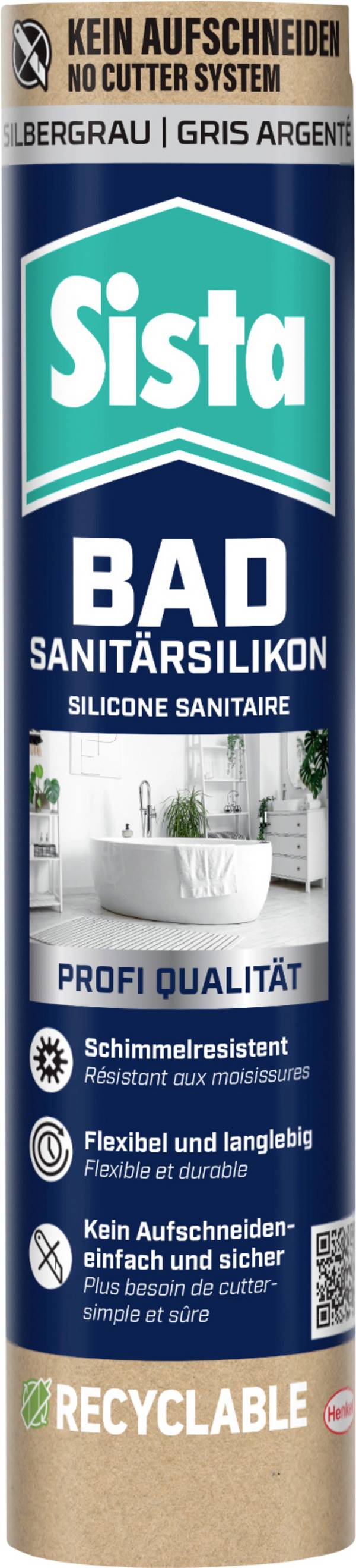 Sista Sealing Silikon Herstellerfarbe Silber-Grau SRUSG 1 St.