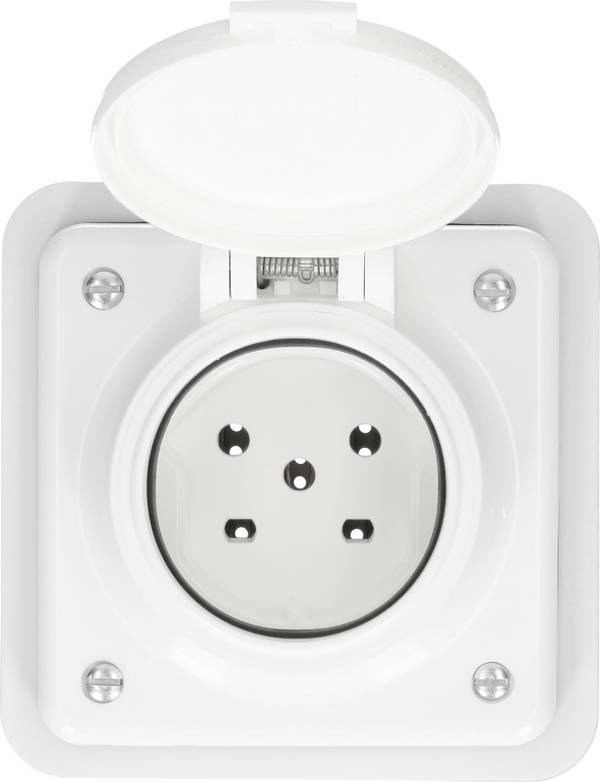 MICA Electro Mica  Steckdose   IP55 Weiß