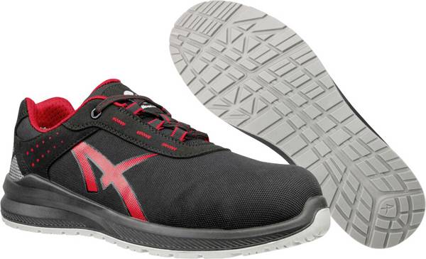 Albatros GRID LOW S3L ESD FO SR 648710210000048 Sicherheitsschuh S3L Schuhgröße (EU): 48 Schwarz/Rot 1 Paar