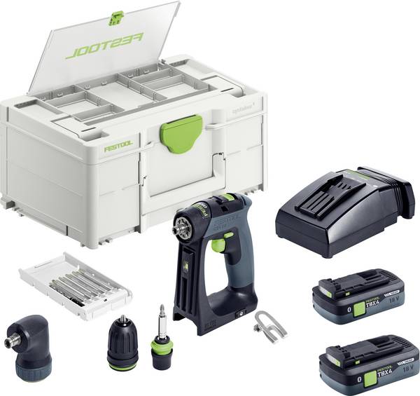 Festool CXS 18 TBX4,0 I-Set 579354 Akku-Bohrschrauber  18 V 4 Ah
