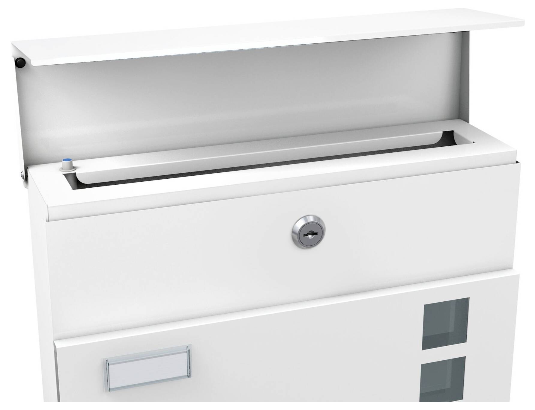 Basi 2170-0904 BK 380M Briefkasten Stahl Weiß-1