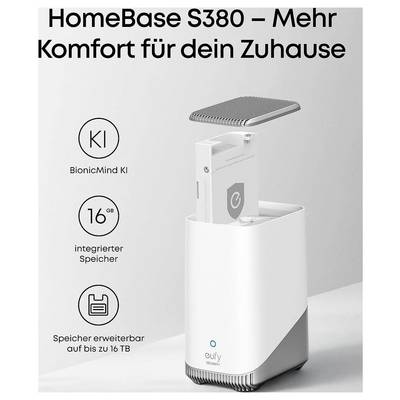 eufy EufyCam E40 4-Cam Kit E8144326 Funk, Kabellos, LAN, WLAN IP, Funk-Überwachungskamera-Set-8