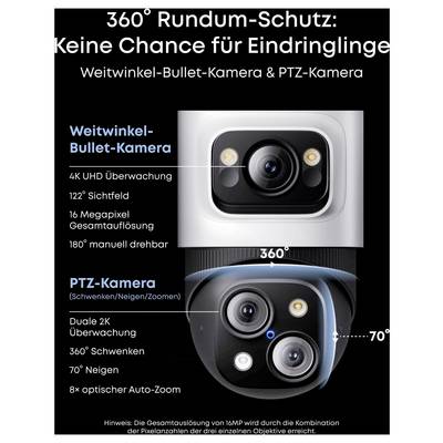 eufy eufy NVR Security System S4 E8E00323 Kabelgebunden, LAN IP-Netzwerk-Videorecorder-Set 3840 x 2160 Pixel-1