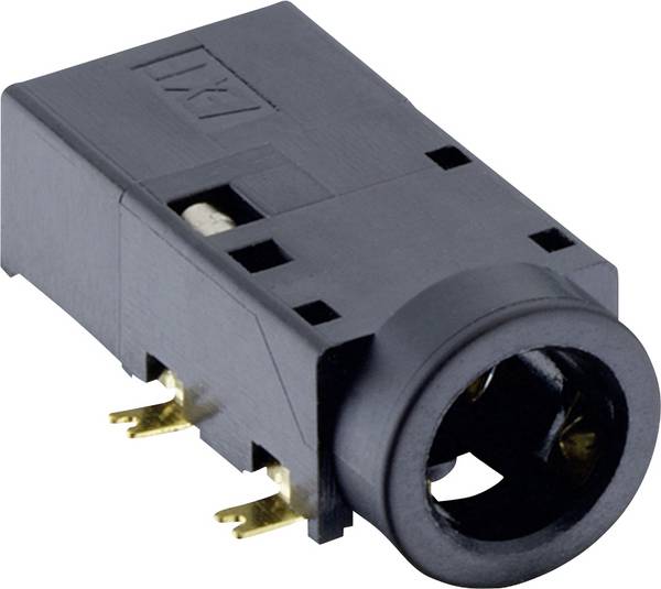 Lumberg 126791 Klinken-Steckverbinder 3.5 mm Kupplung, Einbau Polzahl: 4 1 St.