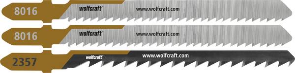 Wolfcraft 2357000 1 Projektset Stichsägeblätter Terrasse 1 Set