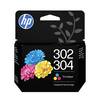 HP Druckerpatrone 302/304 Original einzeln Cyan, Magenta, Gelb B7RT6AE