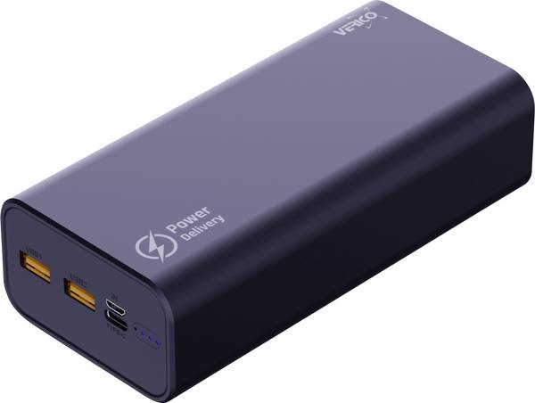 Verico Power Pro PD Powerbank 4PW-PDXBK1-NN 24.000 mAh USB PD, Quick Charge LiPo USB-A, USB-C® Schwarz