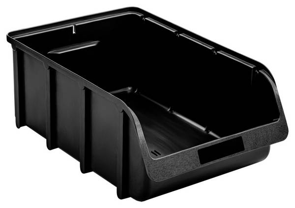 Hünersdorff 675500  Aufbewahrungsbox  stapelbar (B x H x T) 312 x 184 x 489 mm Schwarz 1 St.