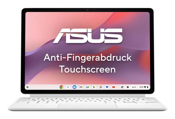 Asus Chromebook Chromebook CM32  30.7 cm (12.1 Zoll) WQXGA  Kompanio 540 8 GB RAM   Deutsch, QWERTZ ARM ARM Mali     Titan  90CB0A81-M00520