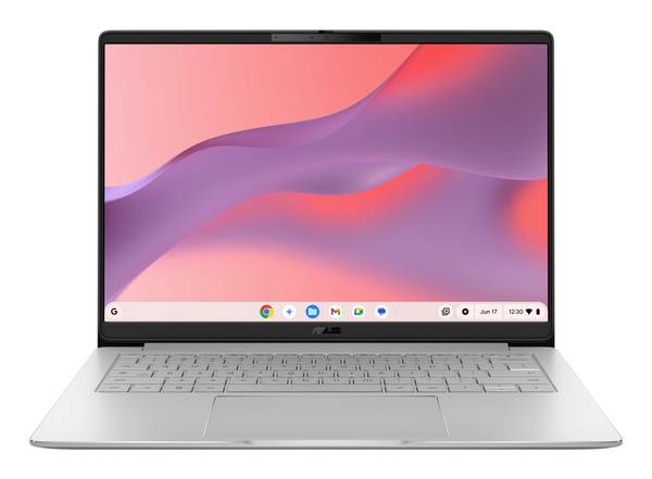 Asus Chromebook Chromebook CM14  35.6 cm (14 Zoll) WUXGA MediaTek Kompanio 540 8 GB RAM   Deutsch, QWERTZ ARM ARM Mali     Silber  90CB0A41-M00460