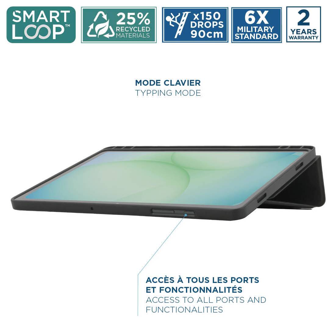 Mobilis ELEMENT Case Tablet-Cover Samsung Galaxy Tab A11+, Galaxy Tab A9+ Book Cover Schwarz-6