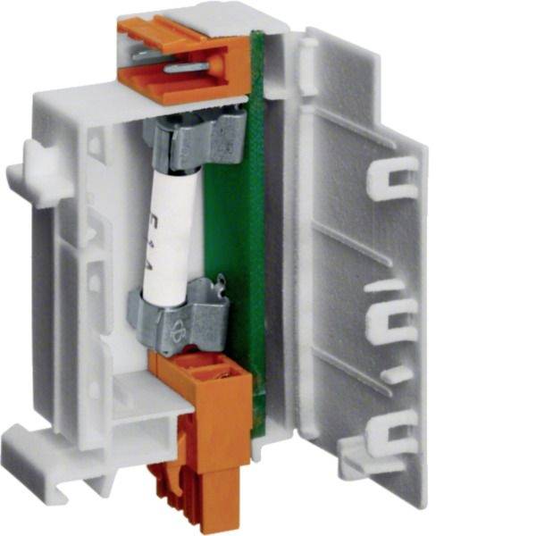 Hager KU9S10HZ Hager KU9S10HZ Sicherungsbox(10x)1A 230V 25kA 2polig steckbar auf Hutschiene Sicherungsbox 1 St.
