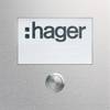Hager REN009X Rund-Taster-Modul Silber