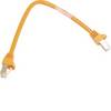 Hager ZZ45CLS023 RJ45 Patchkabel 0.23 m Orange 1 St.