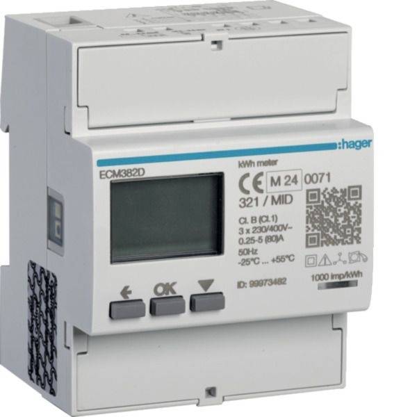 Hager ECM382D Energiezähler digital 1 St.