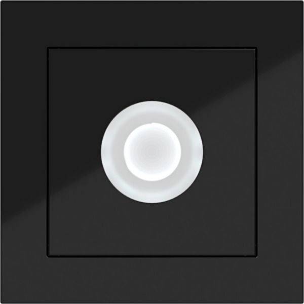 Hager Taster Nachtschwarz (glänzend) WAE5181BG 1 St.