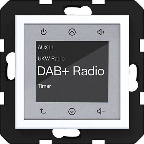 Hager Unterputz-Radio Lichtweiß (matt) WAN6011WM 1 St.