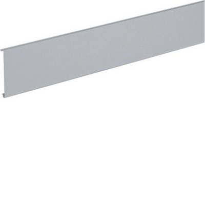 Lange graue Metalleinfassung oder Verkleidungspanel, diagonal auf weißem Hintergrund dargestellt.