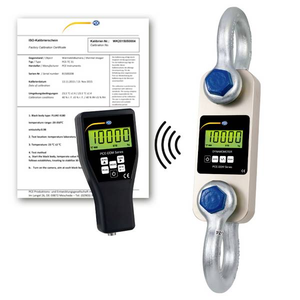 PCE Instruments PCE-DDM 10-ICA Kranwaage PCE-DDM 10-ICA  Wägebereich (max.) 10000 kg Ablesbarkeit 5000 g batteriebetrieben