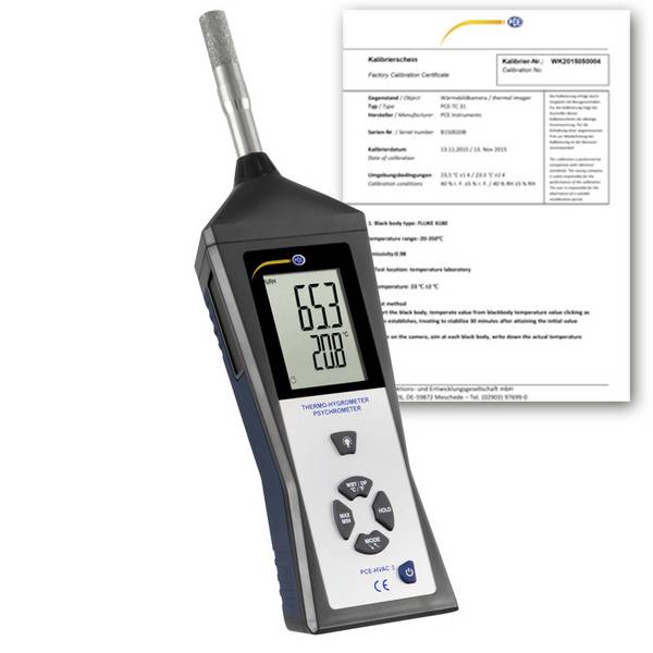 PCE Instruments PCE-HVAC 3S-ICA Hygrometer PCE-HVAC 3S-ICA