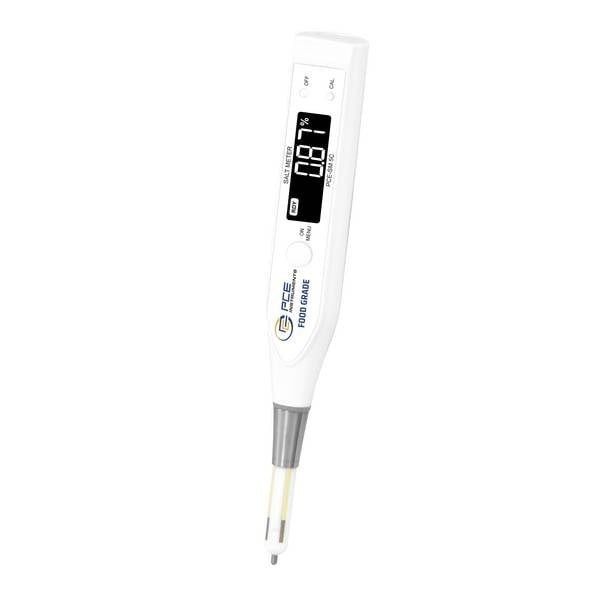 PCE Instruments Salzgehaltmessgerät PCE-SM 5C |Temperaturkompensation automatisch von 5 ... 60 °C |Salzgehalt 0,01 … 5 %