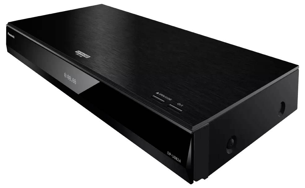Schwarze Sony elektronische Komponente in einem flachen rechteckigen Gehäuse, dargestellt in einer angewinkelten Produktansicht vor weißem Hintergrund.