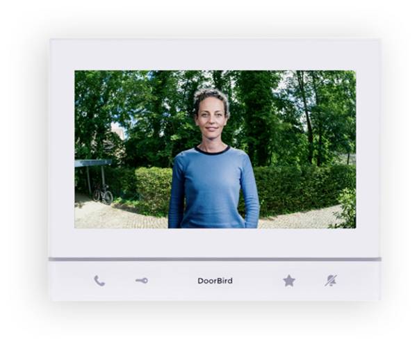 DoorBird A1103  IP-Video-Türsprechanlage WLAN, LAN Inneneinheit  Polarweiß