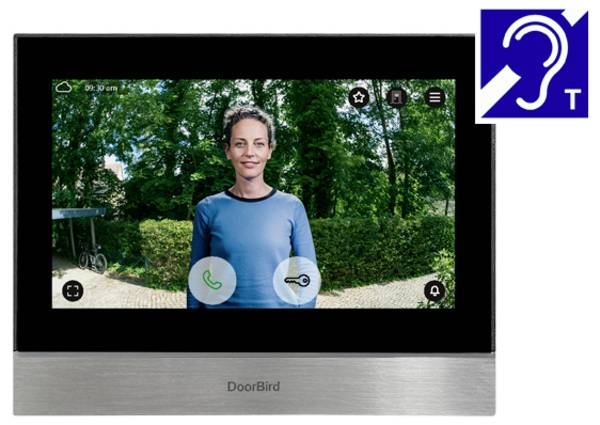 DoorBird A1104T  IP-Video-Türsprechanlage WLAN, LAN Inneneinheit  Edelstahl